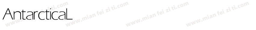 Antarctica Light字体转换